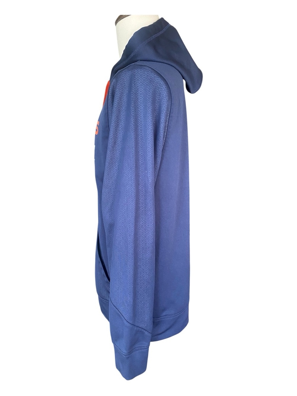 Denver Broncos NFL Team Apparel TX3 Warm Hoodie Men’s Large Blue Orange Pullover - Picture 2 of 6